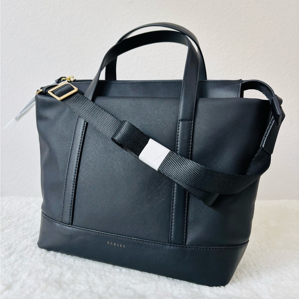 Radley London Suffolk Road Black Medium Zip Top Crossbody